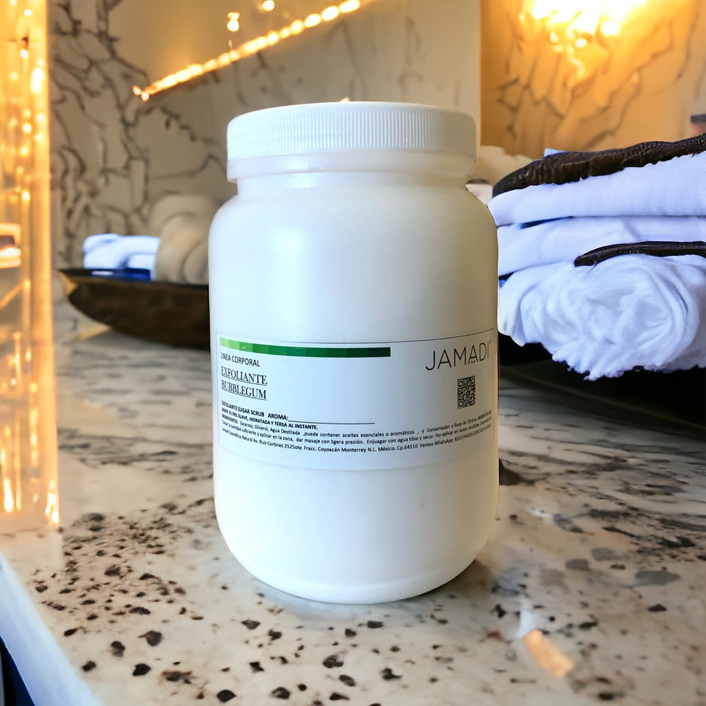 Exfoliante Bubblegum (Hidratante, libre de aceites)
