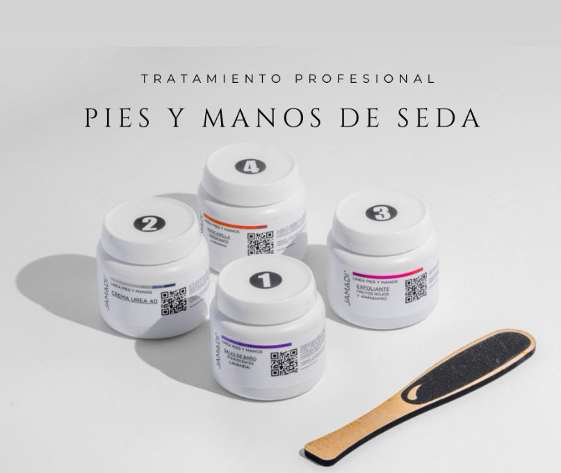 Set Pies y Manos de Seda (4 piezas + lima)